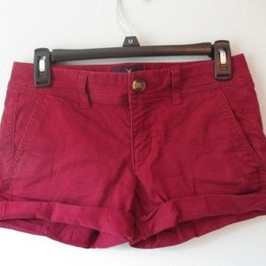 Maroon American Eagle Shorts